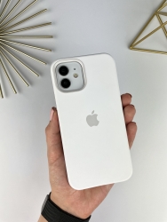 Чехол Silicone Case iPhone 12 / 12 Pro with MagSafe Белый (9)