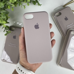 Силиконовый чехол на iPhone 7 / 8 / SE 2020 Full с закрытым низом Светло-коричневый (7)