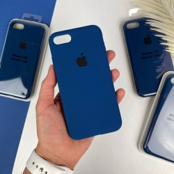 Силиконовый чехол на iPhone 7 / 8 / SE 2020 Full с закрытым низом Синий (20)