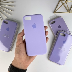 Силиконовый чехол на iPhone 7 / 8 / SE 2020 Full с закрытым низом Лавандовый (39)