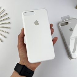 Силіконовий чохол на iPhone 7 Plus / 8 Plus Full із закритим низом Білий (9)