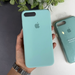 Силіконовий чохол на iPhone 7 Plus / 8 Plus Full із закритим низом Бірюзовий (17)