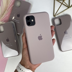 Чехол на Айфон 11 с закрытым низом | Case for iPhone 11 Светло-коричневый (7)