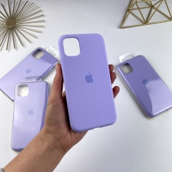 Силиконовый чехол на Айфон 11 Про Макс с закрытым низом | iPhone 11 Pro Max Лавандовый (39)