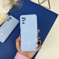 Силиконовый чехол для Xiaomi Poco M3 Pro Голубой (5)