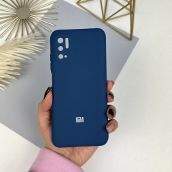 Силиконовый чехол для Xiaomi Poco M3 Pro Синий (20)
