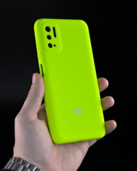 Силиконовый чехол для Xiaomi Poco M3 Pro Салатовый (40)