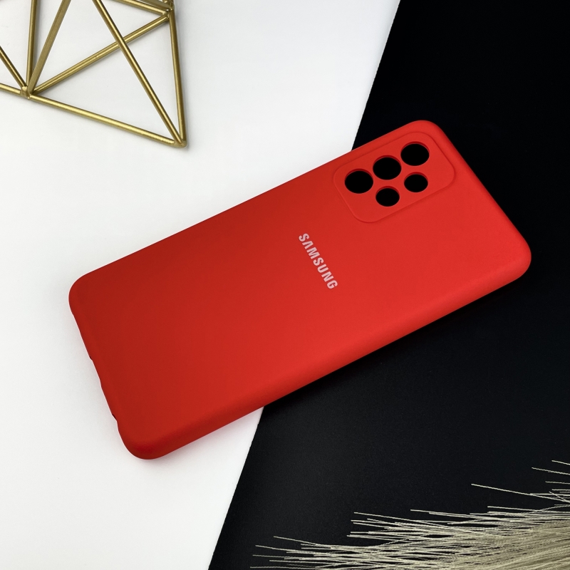 Силіконовий чохол Samsung A72 Червоний (14)