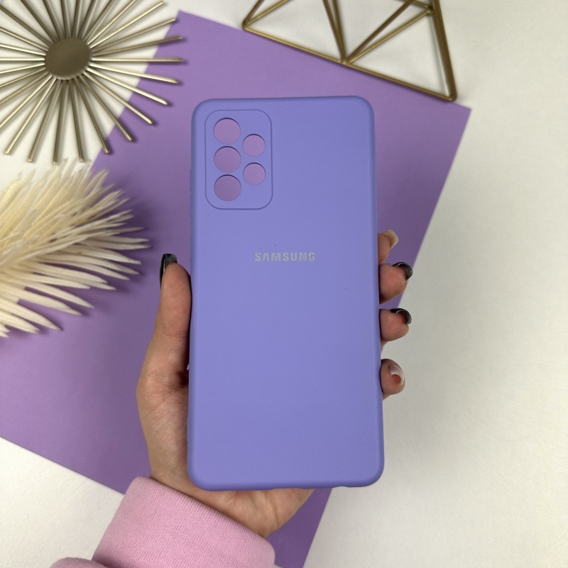 Силіконовий чохол Samsung A72 Лавандовий (39)