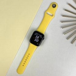 Ремешок Apple Watch Band Silicone One-Piece 38 mm / 40 mm Размер S/M Yellow (4)
