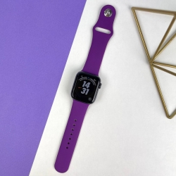 Ремешок Apple Watch Band Silicone One-Piece 38 mm / 40 mm Размер S/M Grape (43)