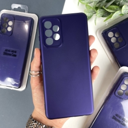 Силіконовий чохол Samsung A52 Яскраво-фіолетовий (34)
