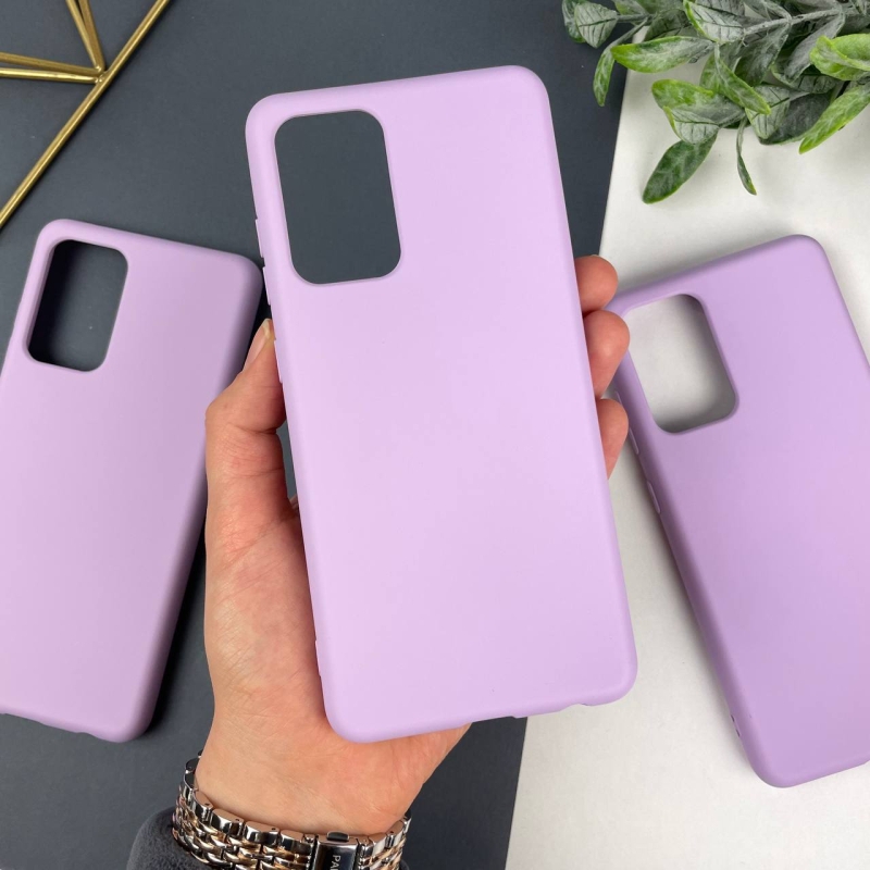 Силіконовий чохол Samsung A52 Лавандовий (39)