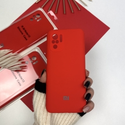 Силиконовый чехол для Xiaomi Redmi Note 10 Красный (14)