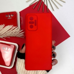 Силіконовий чохол для Xiaomi Redmi Note 10 Pro Червоний (14) без лого