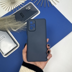 Силіконовий чохол для Xiaomi Redmi Note 10 Pro Темно-синій (8) без лого