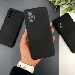Силиконовый чехол для Xiaomi Redmi Note 10 Pro Черный (18) без лого