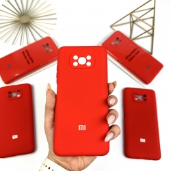 Силиконовый чехол для Xiaomi Poco X3 / X3 Pro Красный (14)
