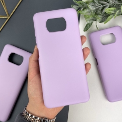 Силиконовый чехол для Xiaomi Poco X3 / X3 Pro Лавандовый (39)