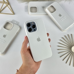 Силіконовий чохол Айфон 13 Про з закритим низом. Silicone case for iPhone 13 Pro Білий (9)