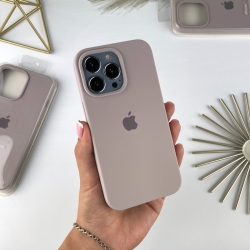 Силіконовий чохол на Айфон 13 Про Макс із закритим низом | iPhone 13 Pro Max Світло-коричневий (7)