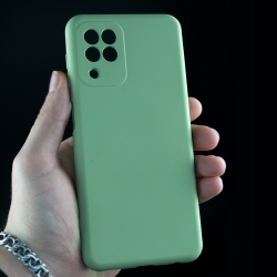 Силиконовый чехол на Samsung A22 4G Мятный (1)