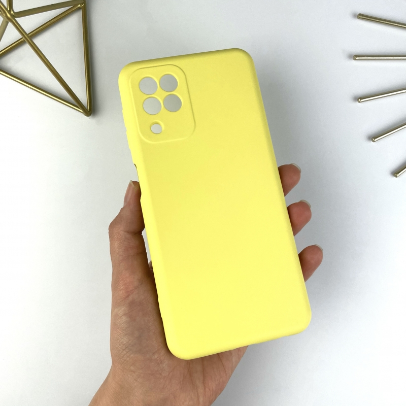 Силіконовий чохол Samsung A22 4G Жовтий (4)