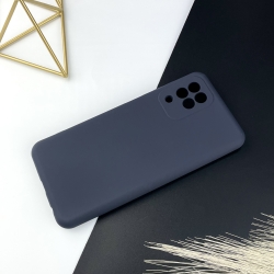 Силиконовый чехол на Samsung A22 4G Темно-синий (8)