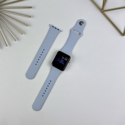  Силиконовый ремешок для Apple Watch 42 mm / 44 mm / 45 mm / 49 mm (S + M) Lilac (5)