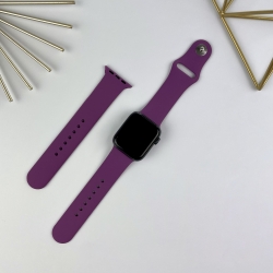  Силиконовый ремешок для Apple Watch 42 mm / 44 mm / 45 mm / 49 mm (S + M) Grape (43)