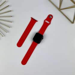 Силиконовый ремешок для Apple Watch 38 mm / 40 mm (S + M) Red (14)