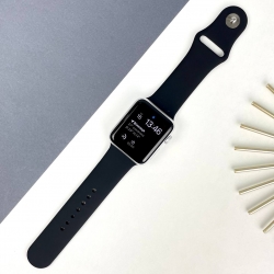Ремешок Apple Watch Band Silicone One-Piece 42 mm / 44 mm Размер S/M Black (18)