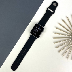 Ремешок Apple Watch Band Silicone One-Piece 42 mm / 44 mm Размер L Black (18)
