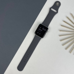 Ремешок Apple Watch Band Silicone One-Piece 42 mm / 44 mm Размер L Dark Grey (15)