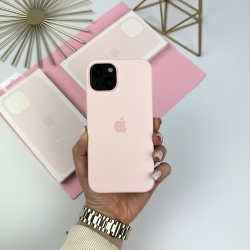 Силиконовый чехол Silicone Case для iPhone 13 with MagSafe Розовый (6)