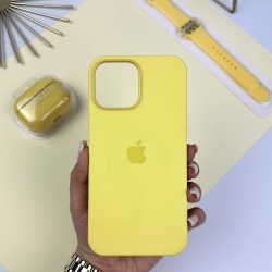 Силиконовый чехол для iPhone 13 Pro Lemon