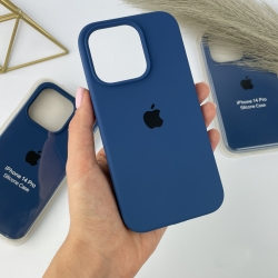 Силіконовий чохол Айфон 14 Про з закритим низом | iPhone 14 Pro Синій (20)