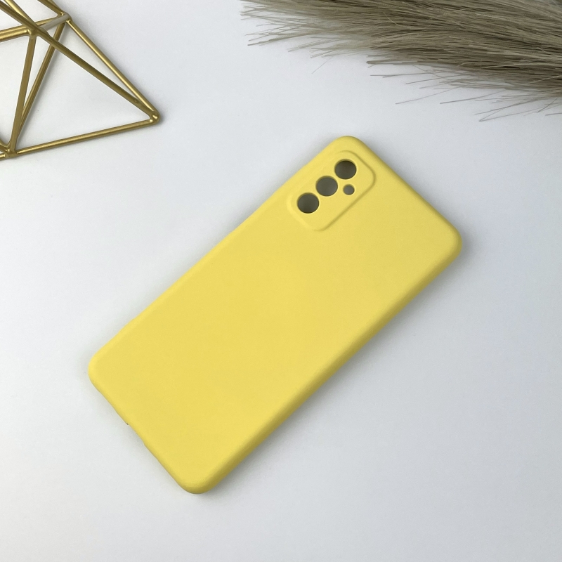Силіконовий чохол Samsung M52 (SM-M526) Жовтий (4)