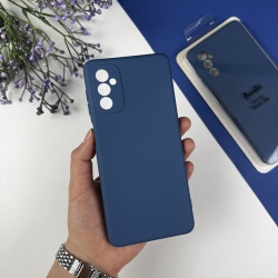 Силіконовий чохол Samsung M52 (SM-M526) Темно-синій (8)