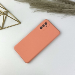Силиконовый чехол на Samsung M52 (SM-M526) Светло-оранжевый (27)