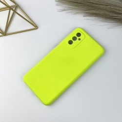 Силиконовый чехол на Samsung M52 (SM-M526) Салатовый (40)