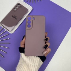 Силиконовый чехол на Samsung Galaxy S22 Бежевый (19)