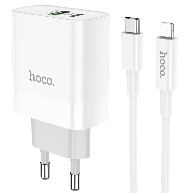 Зарядний пристрій Hoco C80A PD 20W Білий