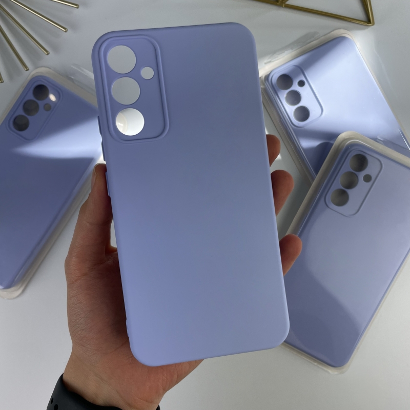 Силиконовый чехол на Samsung A54 5G Голубой (5)