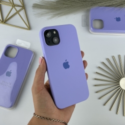Силиконовый чехол на Айфон 13 Мини c закрытым низом | iPhone 13 Mini Лавандовый (39)