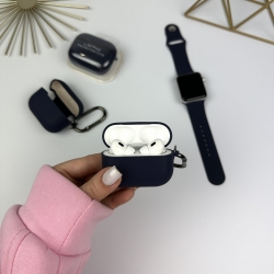 Силіконовий чохол для AirPods Pro 2 Темно-синій (8)