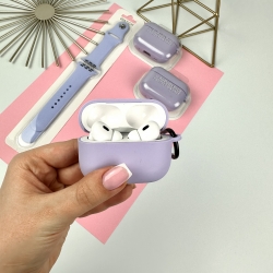 Силіконовий чохол для AirPods Pro 2 Лавандовий (39)