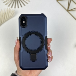 Противоударный чехол для iPhone X/ Xs Темно-синий (8)