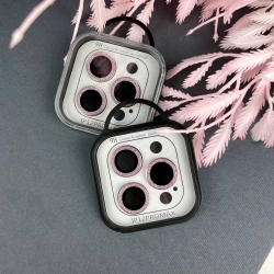 Захисні лінзи для камер iPhone 12 Pro Max Pink glitter