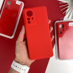 Силиконовый чехол Case для Xiaomi 12 Pro Красный (14)